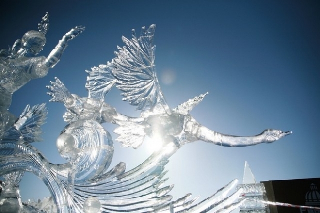 В Кировске создается галерея ледовых скульптур