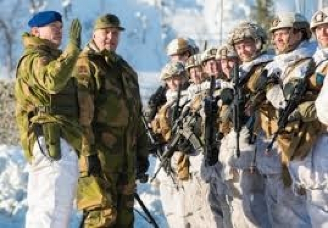 Наши военные инспектируют бригаду в Тромсё