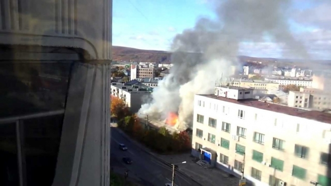С утра в Мурманске произошло два пожара