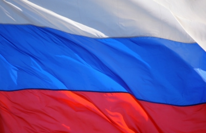Флаг России на Ленинградской