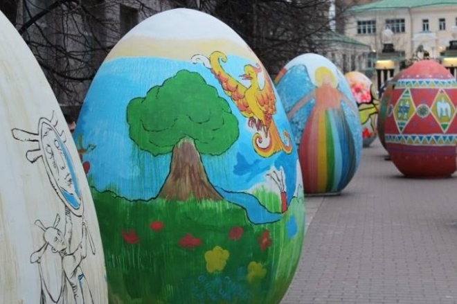 Вологда: яйца-гиганты
