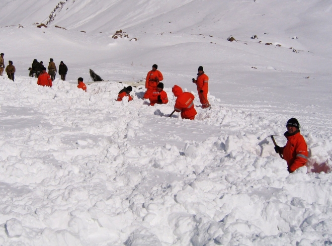 В Хибинах высокая лавинная опасность