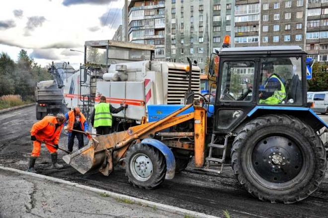 В Мурманске начали ремонт дорог