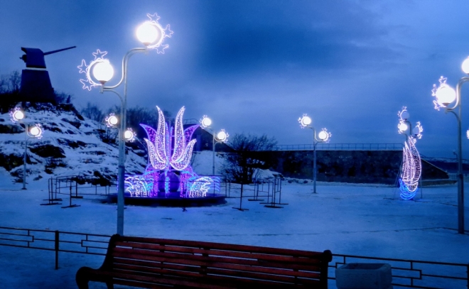 В Североморске погасят фонари